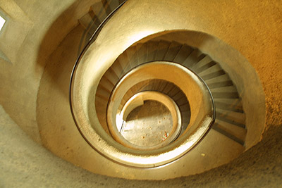 von oben