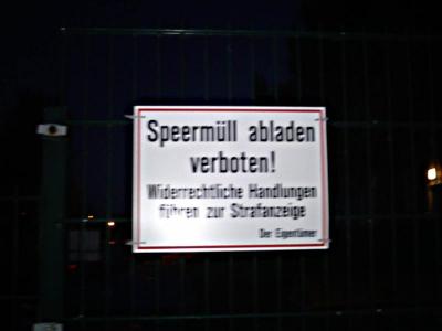 Speerrmüll